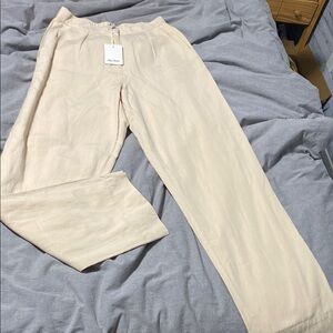 NWT Rhythm beige trouser